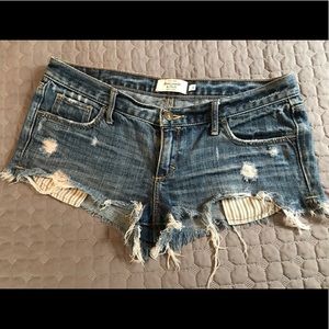 Abercrombie Jean Shorts size 4